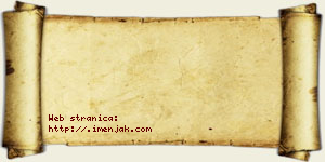 Biljana Stojaković vizit kartica